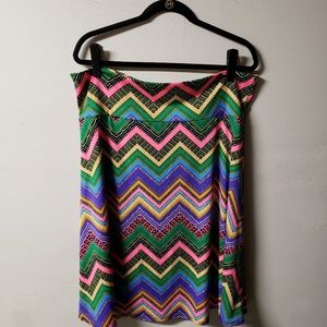 LuLaRoe 3XL Azure Skirt EUC